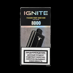 Электронная сигарета IGNITE V80 8000 затяжек Маракуйя кислый киви